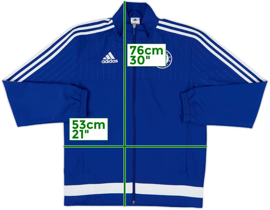 2015-16 Chelsea adidas Track Jacket - 8/10 - (S)