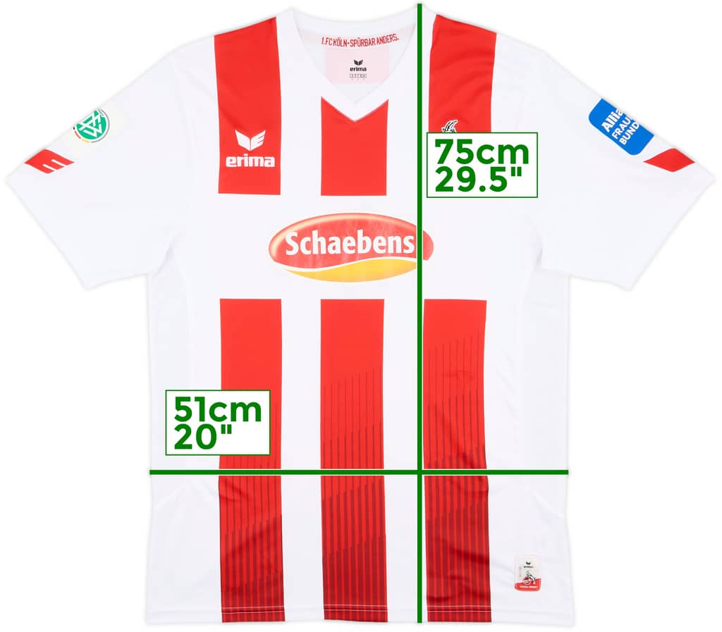 2017-18 FC Koln Frauen Home Shirt - 7/10 - (L)