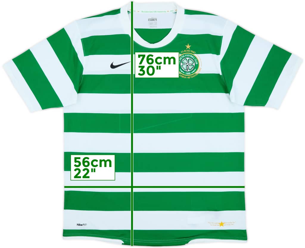 2007-08 Celtic Home Shirt - 4/10 - (L)