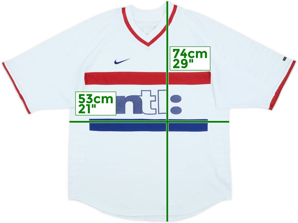 2000-01 Rangers Away Shirt - 7/10 - (L)