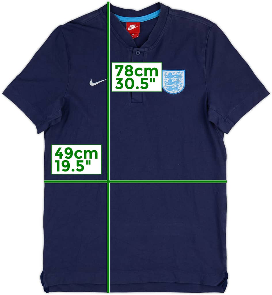 2017-18 England Nike Polo Shirt - 7/10 - (M)