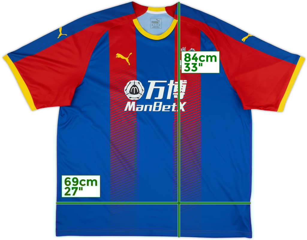 2018-19 Crystal Palace Home Shirt - 10/10 - (4XL)