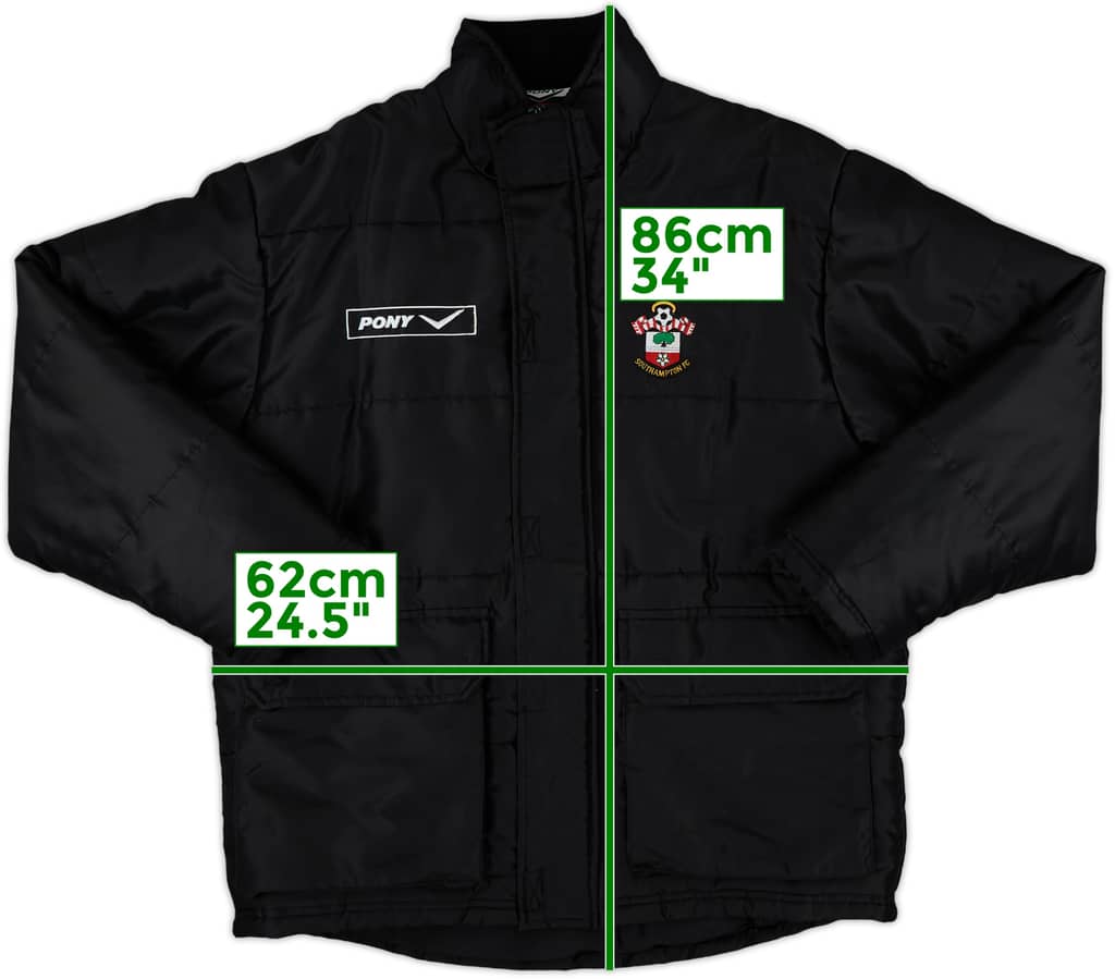 1998-99 Southampton Pony Padded Bench Coat - 10/10 - (S)