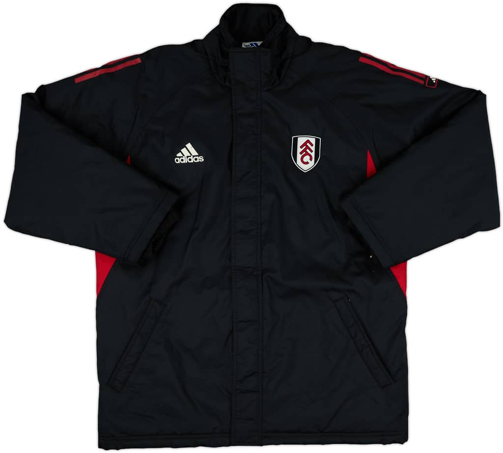 2001-02 Fulham adidas Padded Bench Coat - 7/10 - (M)