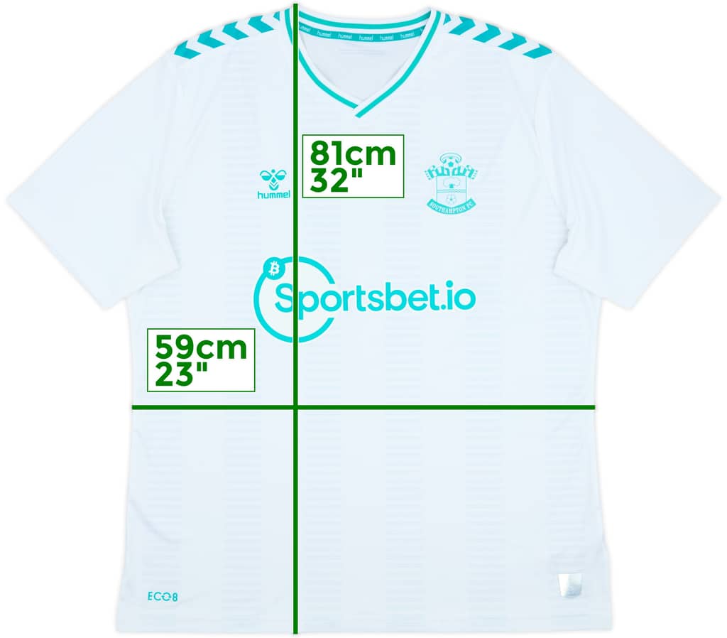 2023-24 Southampton Away Shirt - 8/10 - (XXL)