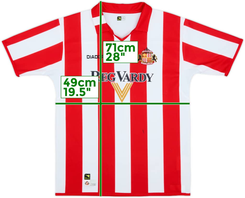 2004-05 Sunderland Home Shirt - 7/10 - (XL.Boys)