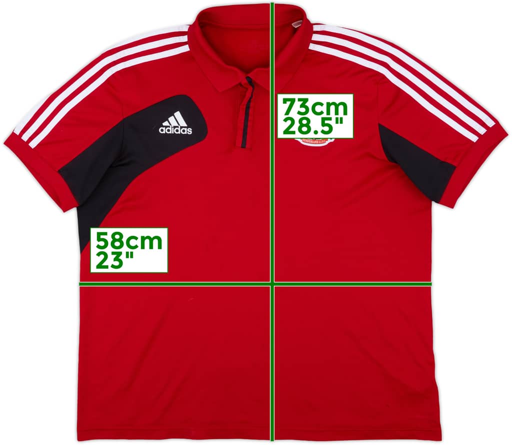 2012-13 Sunderland adidas Polo Shirt - 8/10 - (XXL)