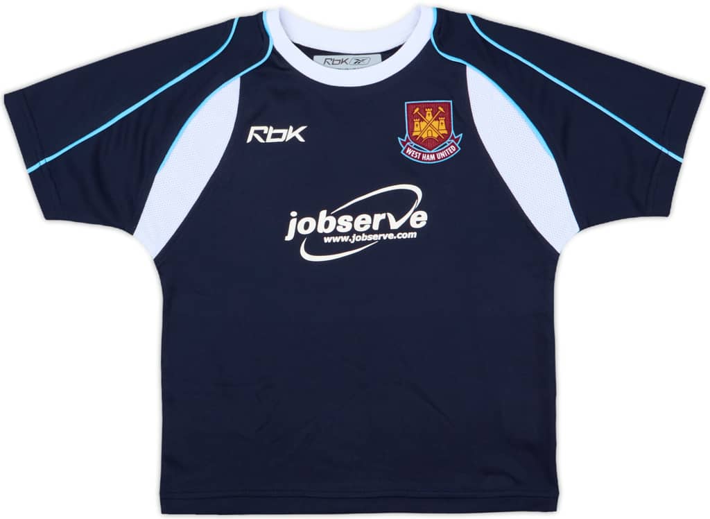 2006-07 West Ham Away Shirt - 9/10 - (3-4 Years)