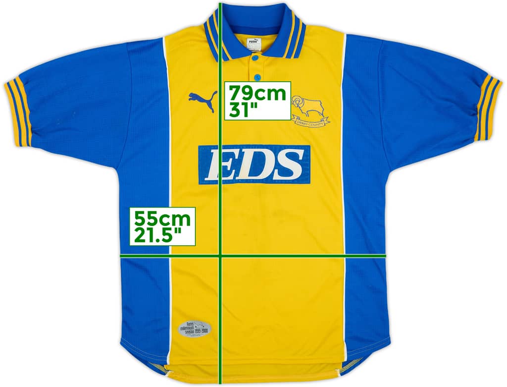 1999-01 Derby County Away Shirt - 8/10 - (M)
