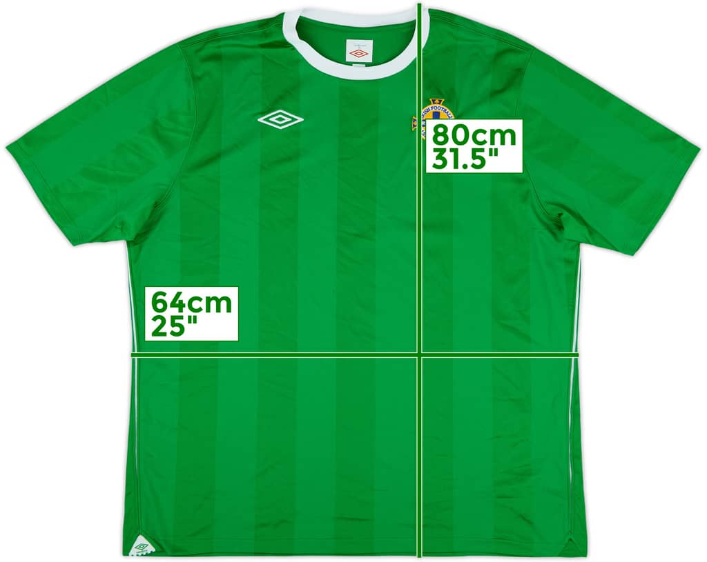 2010-12 Northern Ireland Home Shirt - 6/10 - (XXL)