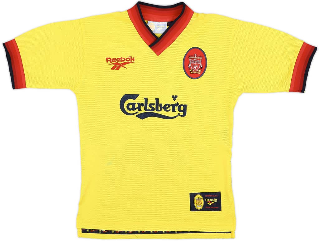 1997-99 Liverpool Away Shirt - 7/10 - (XL.Boys)