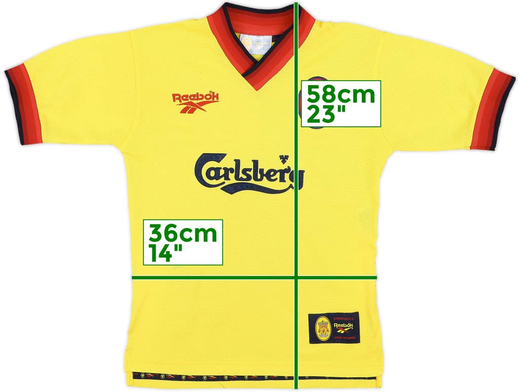 1997-99 Liverpool Away Shirt - 7/10 - (XL.Boys)