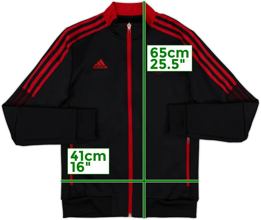 2021-22 Manchester United adidas Track Jacket - 8/10 - (XS)