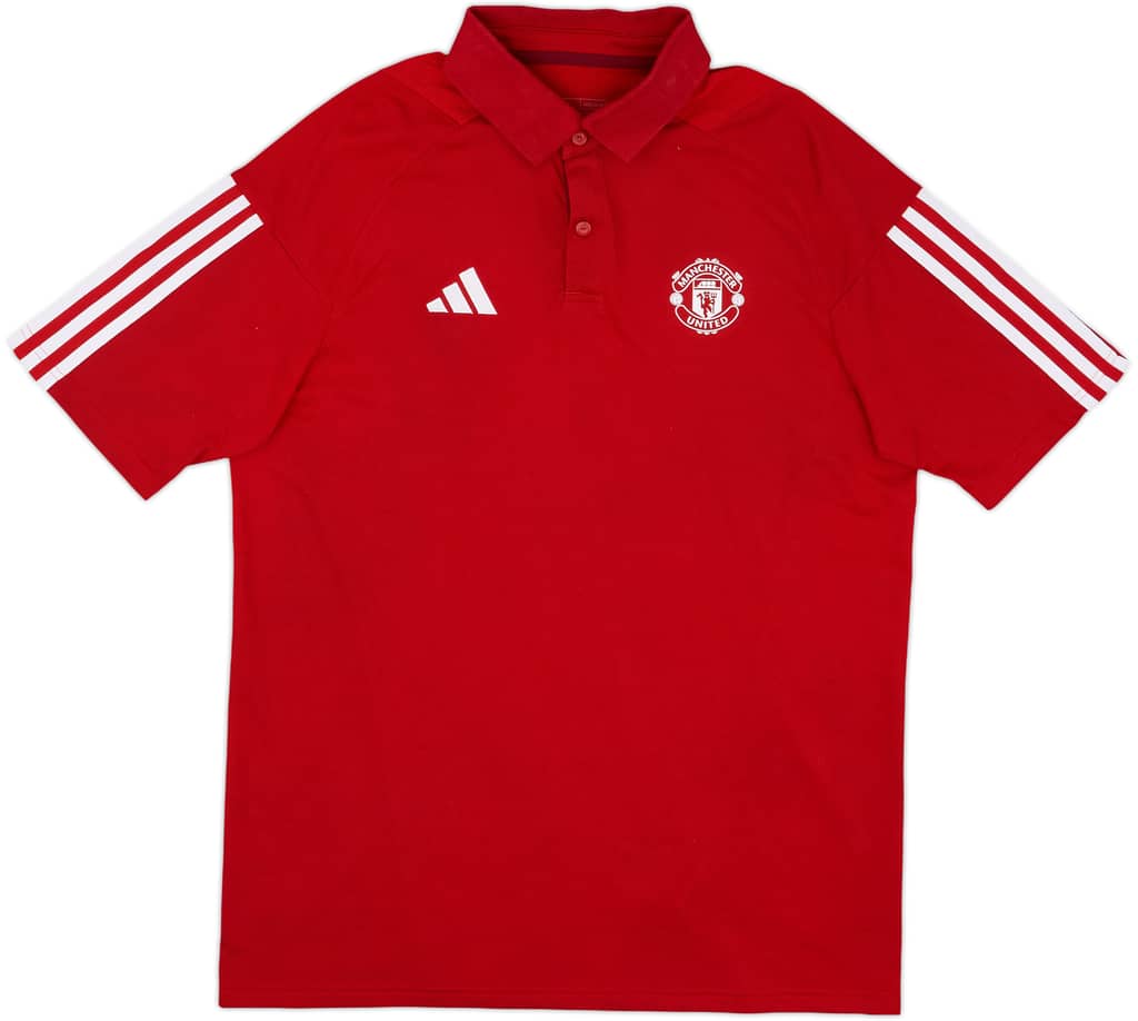 2024-25 Manchester United adidas Polo Shirt - 8/10 - (M)