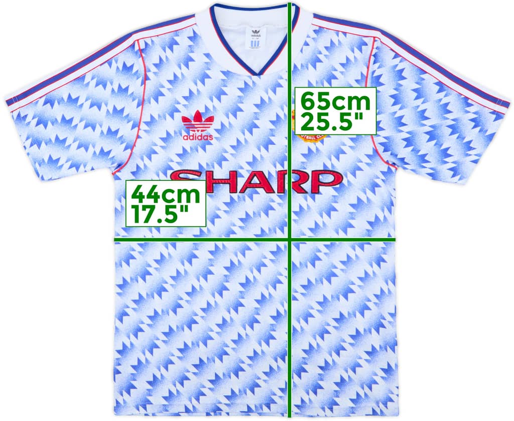1990-92 Manchester United Away Shirt - 10/10 - (S)