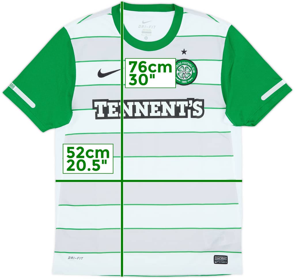 2011-12 Celtic Away Shirt - 10/10 - (M)