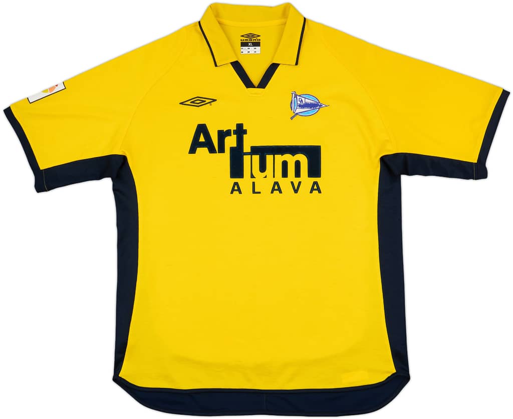 2002-03 Alaves Away Shirt - 7/10 - (XL)