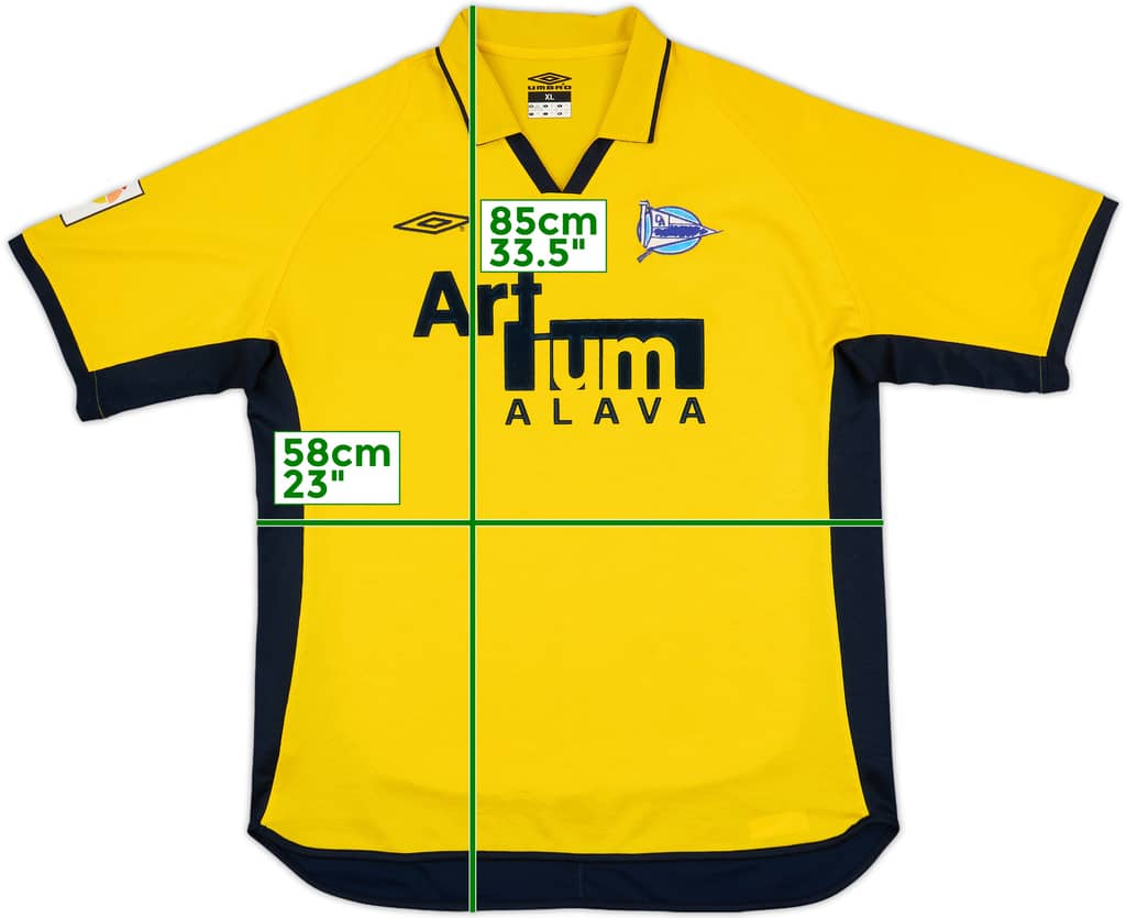 2002-03 Alaves Away Shirt - 7/10 - (XL)