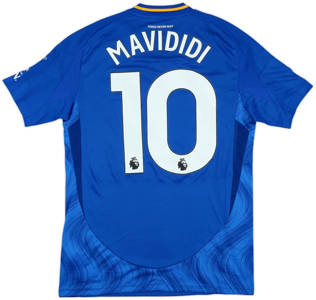 2024-25 Leicester Match Issue Home Shirt Mavididi #10