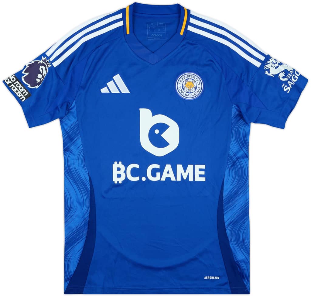 2024-25 Leicester Match Issue Home Shirt Mavididi #10