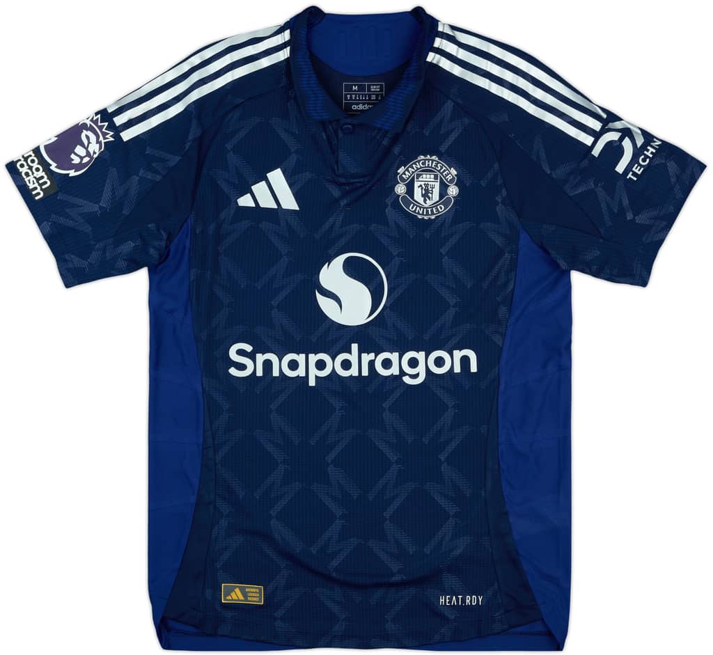 2024-25 Manchester United Match Issue Away Shirt B. Fernandes #8