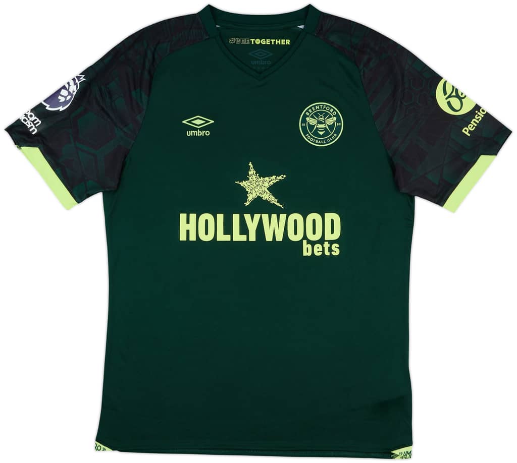 2024-25 Brentford Match Issue Third Shirt Pinnock #5