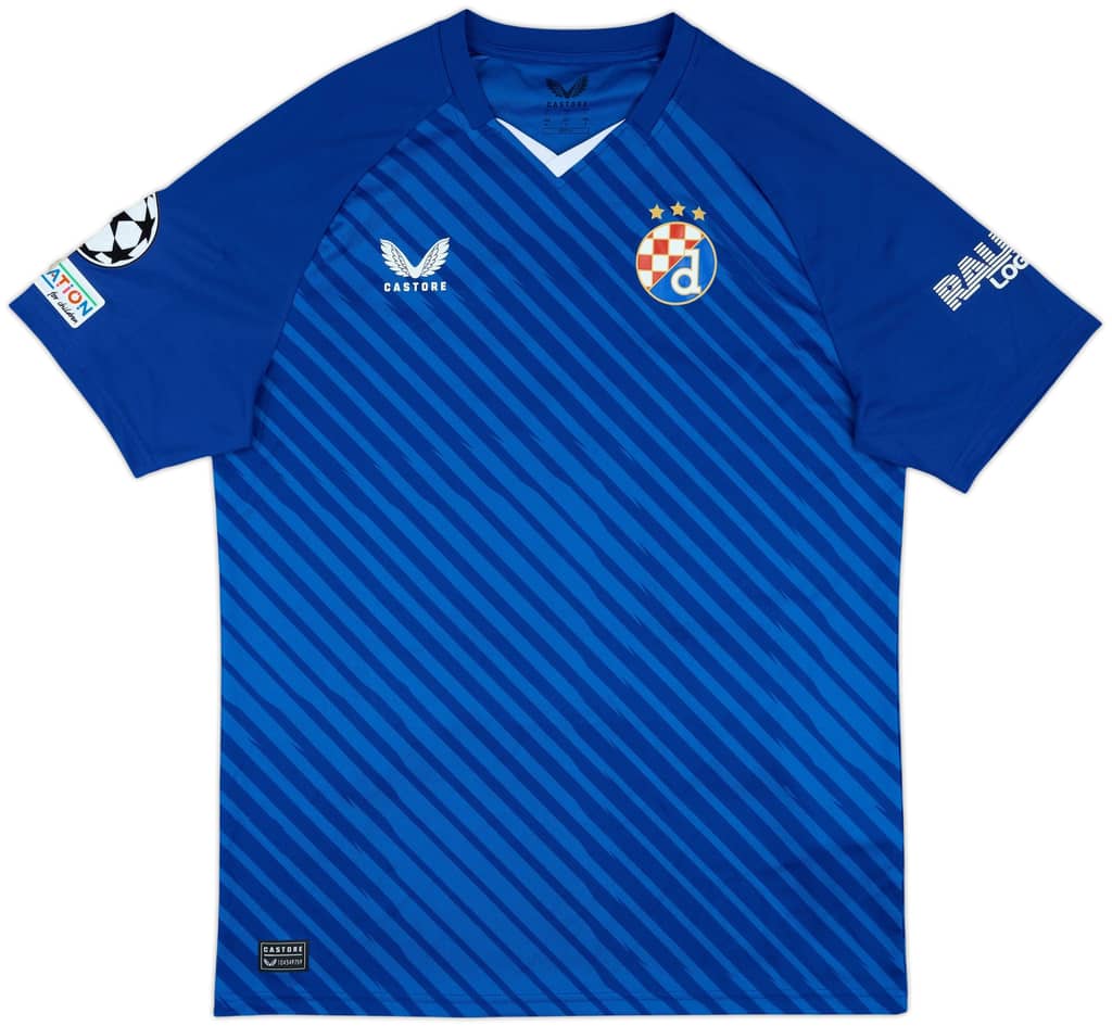 2024-25 Dinamo Zagreb Match Issue Champions League Home Shirt Jakirovic #86