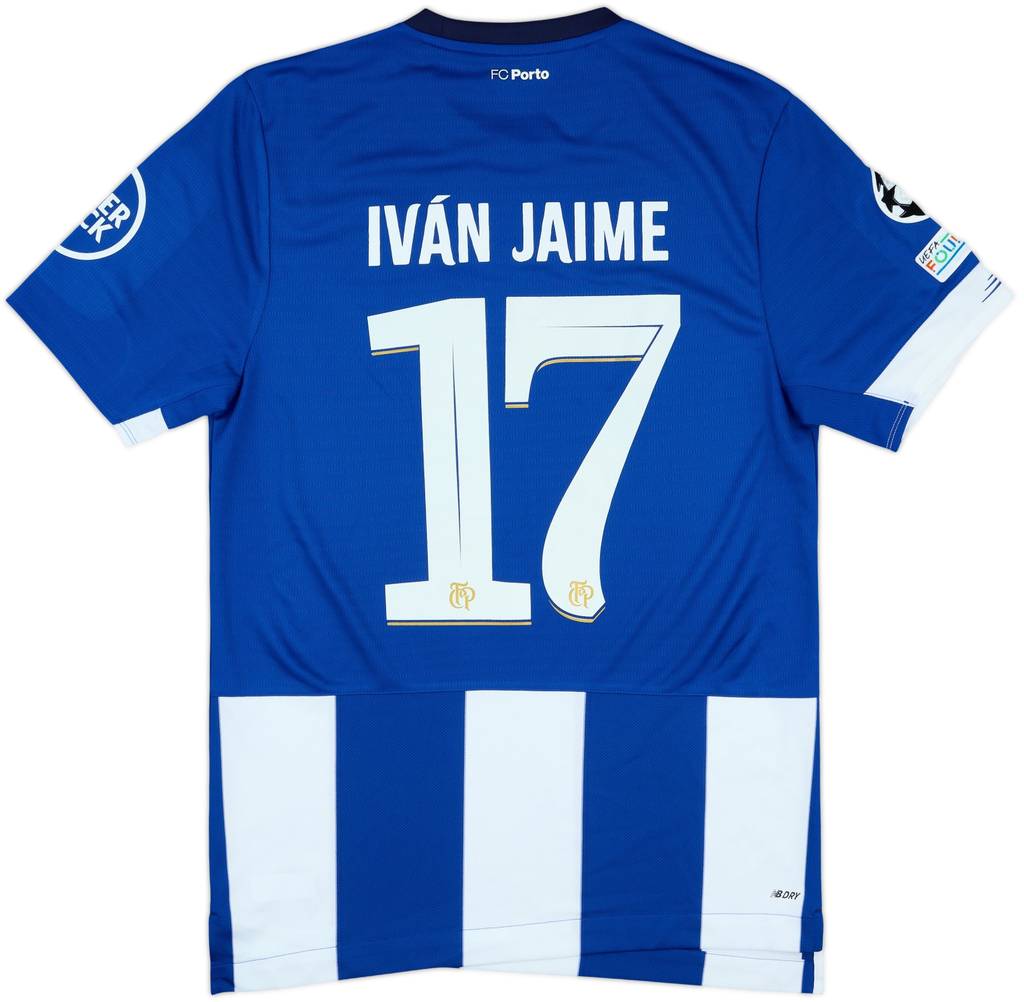 2023-24 Porto Match Issue Champions League Home Shirt Ivan Jaime #17