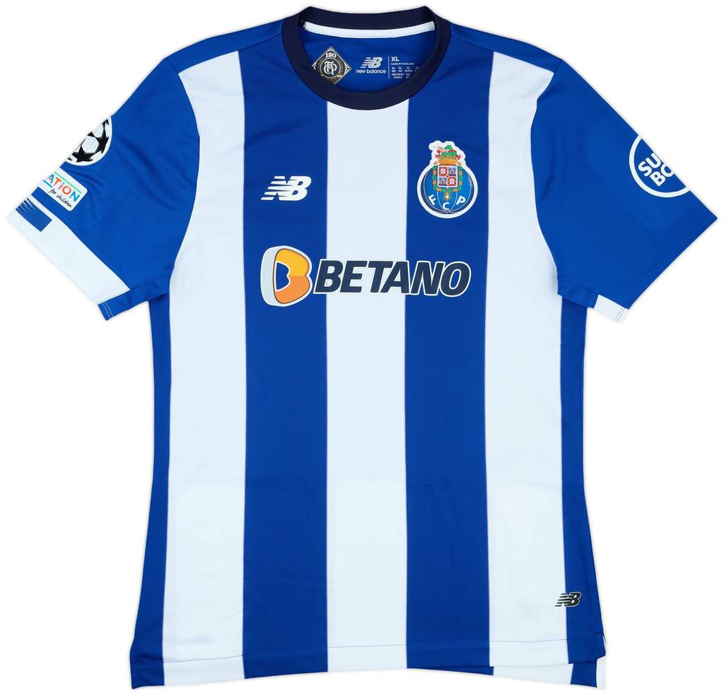 2023-24 Porto Match Issue Champions League Home Shirt Ze Pedro #97