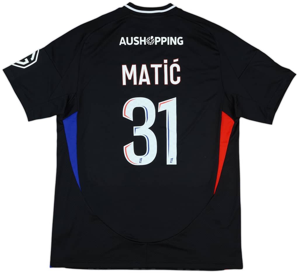 2024-25 Lyon Match Issue Away Shirt Matic #31