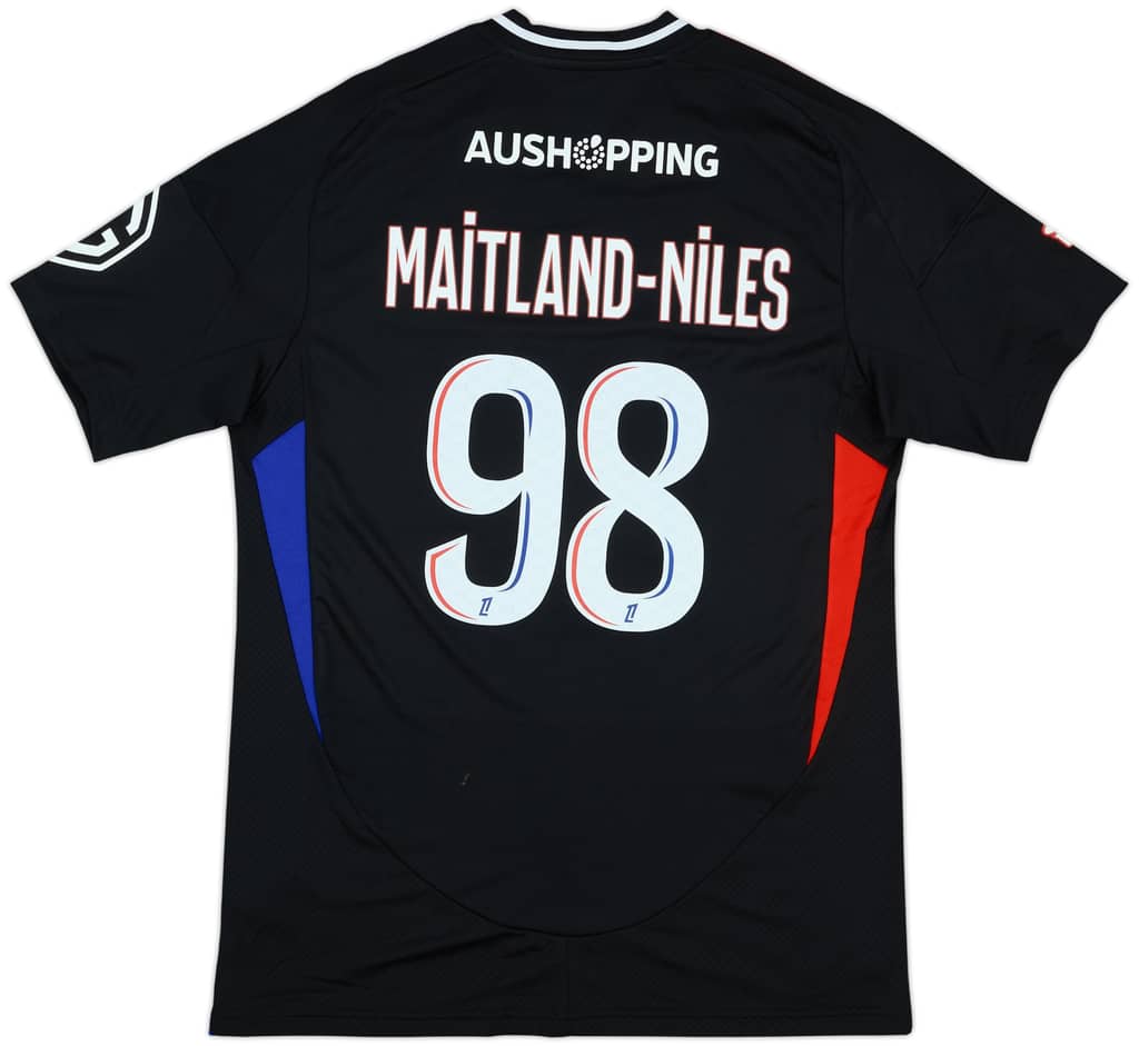 2024-25 Lyon Match Issue Away Shirt Maitland-Niles #98