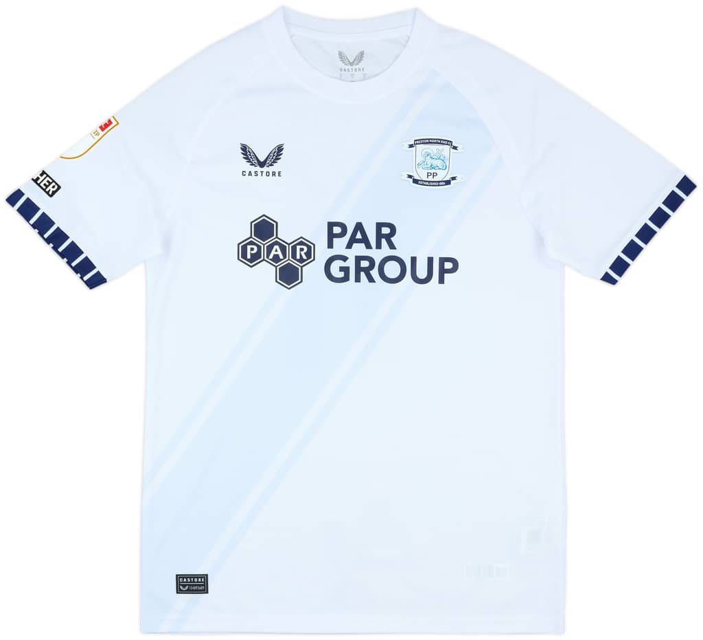 2024-25 Preston North End Match Issue Home Shirt Brady #11