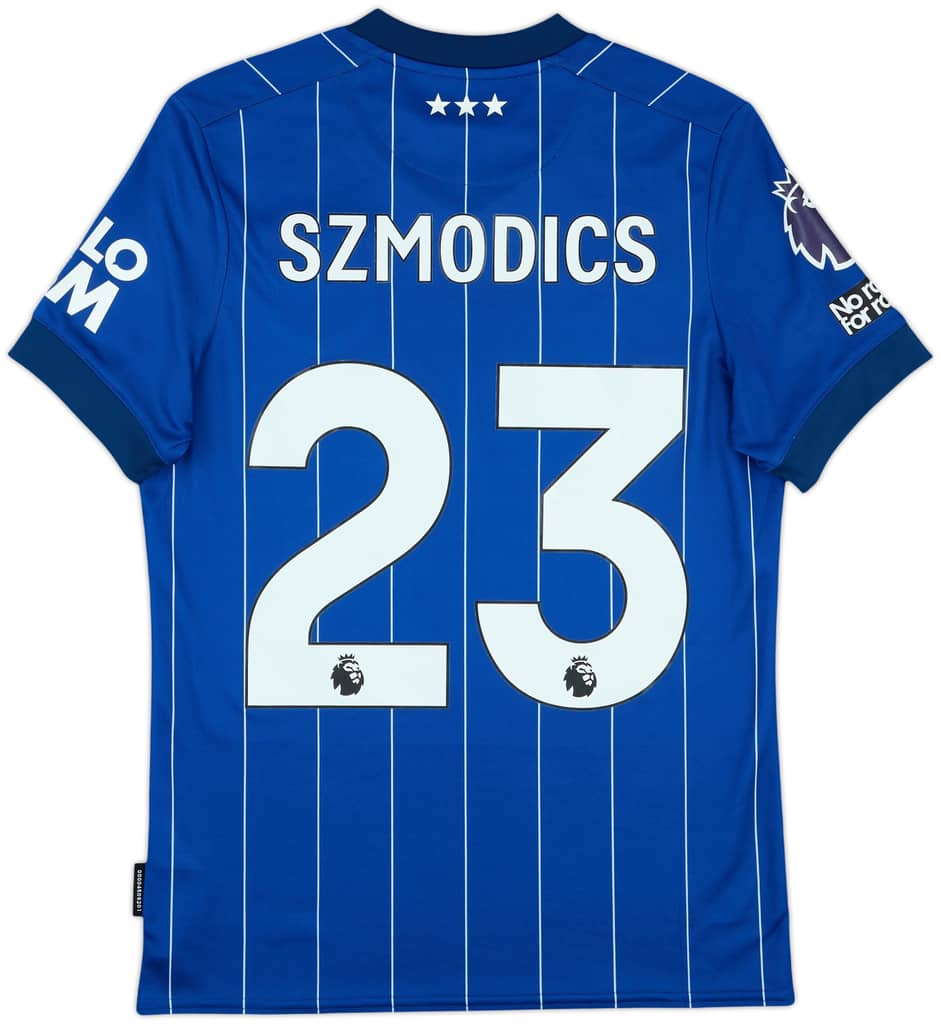 2024-25 Ipswich Match Issue Home Shirt Szmodics #23