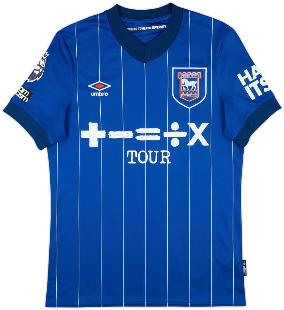2024-25 Ipswich Match Issue Home Shirt Szmodics #23