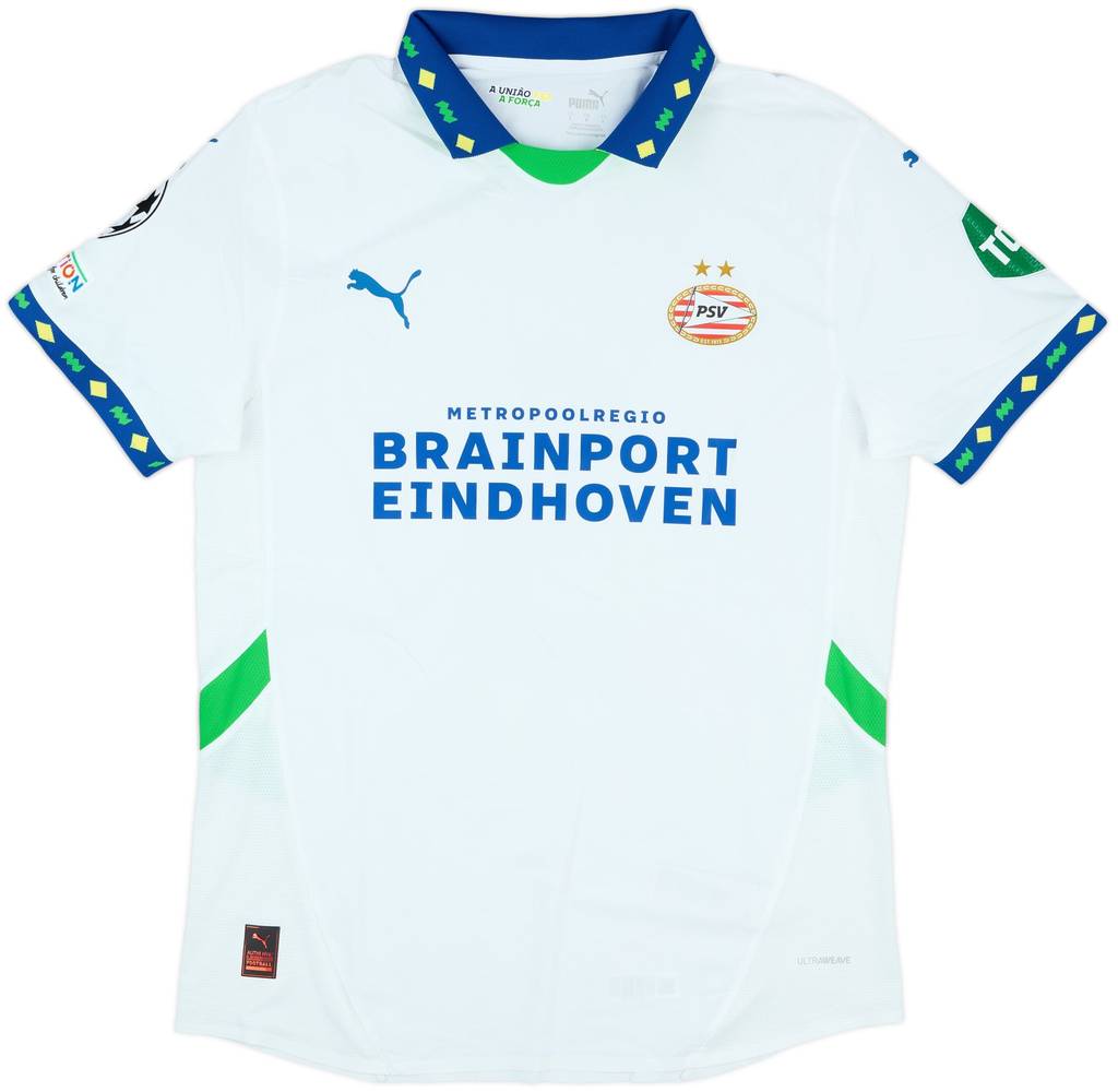 2024-25 PSV Match Issue Champions League Third Shirt de Jong #9