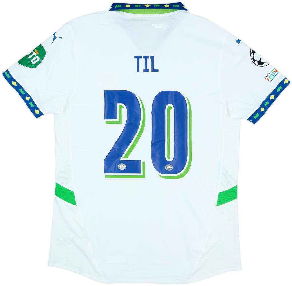2024-25 PSV Match Issue Champions League Third Shirt Til #20