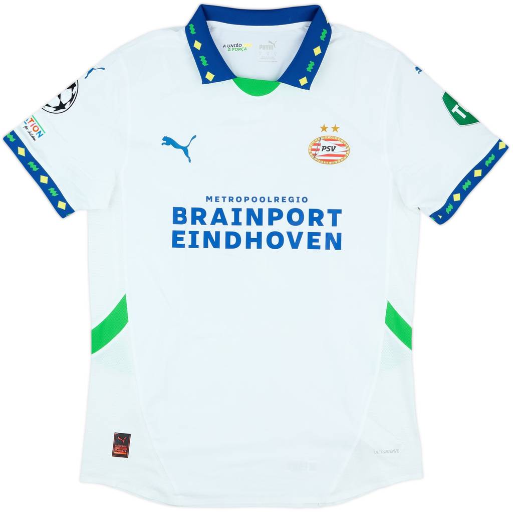 2024-25 PSV Match Issue Champions League Third Shirt Til #20