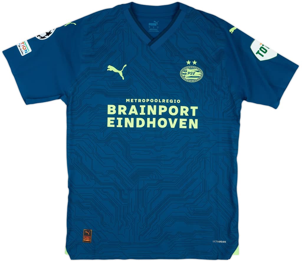 2023-24 PSV Match Issue Champions League Third Shirt Ramalho #5