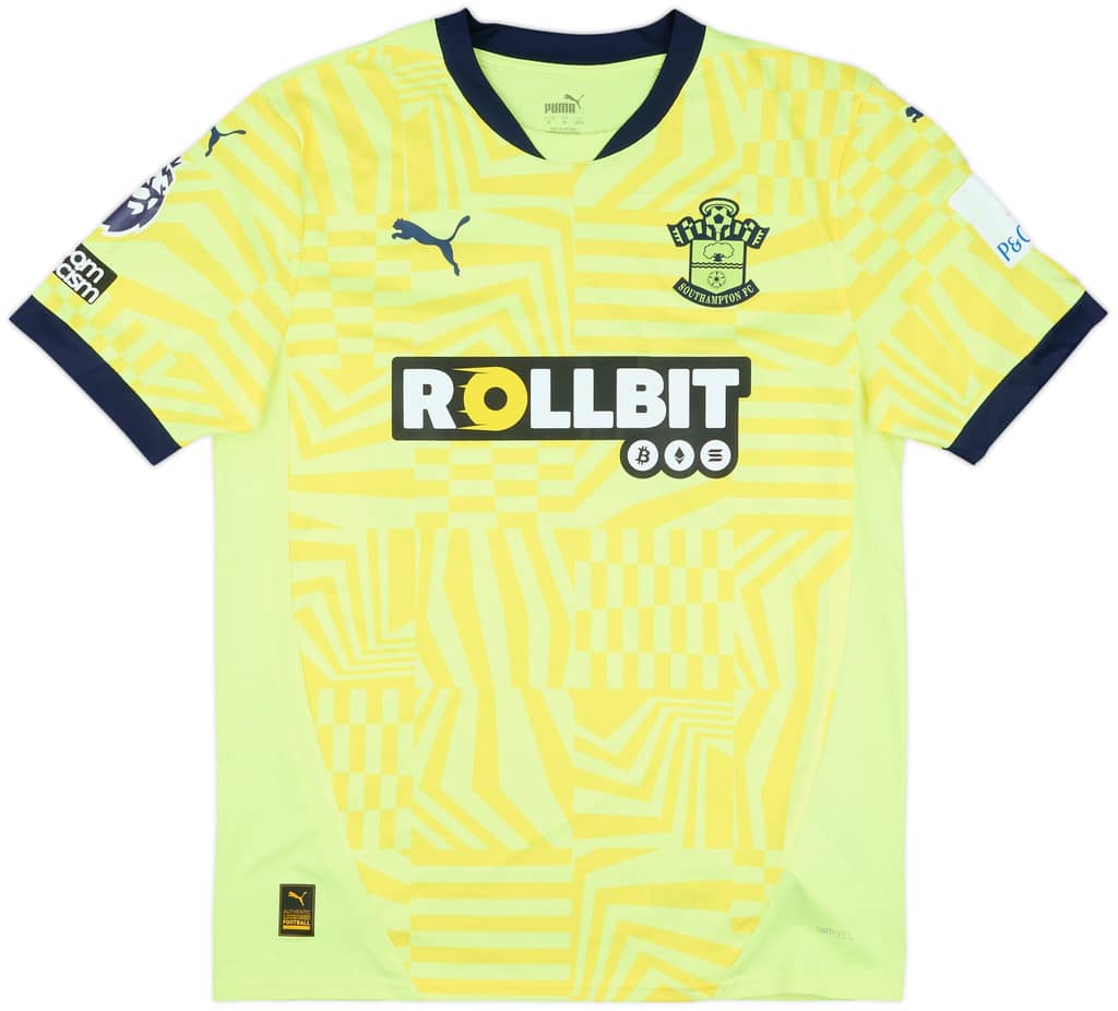 2024-25 Southampton Match Issue Away Shirt Lallana #10