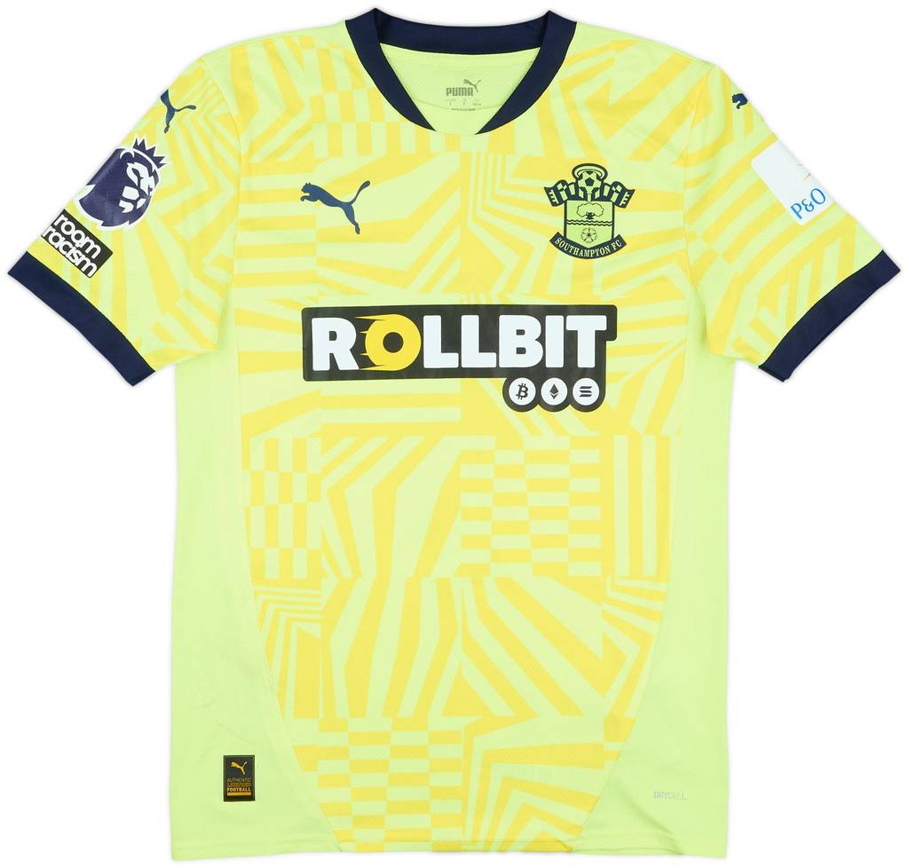 2024-25 Southampton Match Issue Away Shirt A. Armstrong #9
