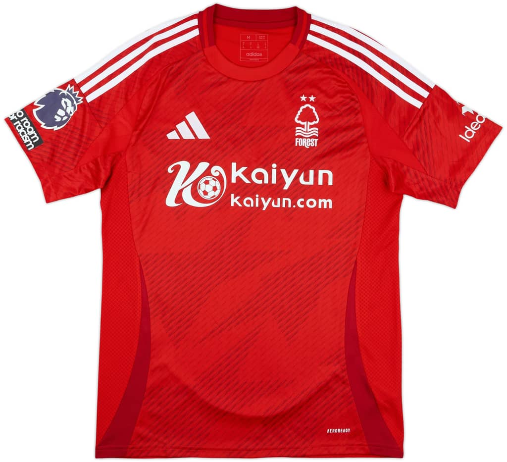 2024-25 Nottingham Forest Match Issue Home Shirt Hudson-Odoi #14