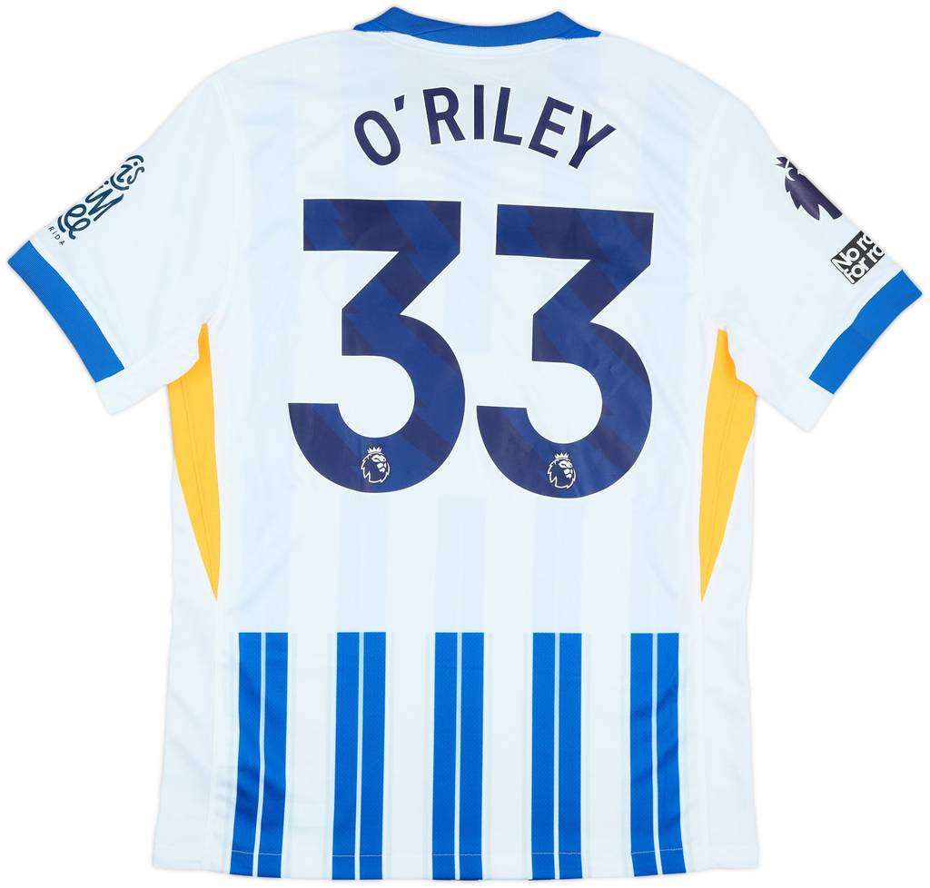2024-25 Brighton Match Issue Home Shirt O'Riley #33
