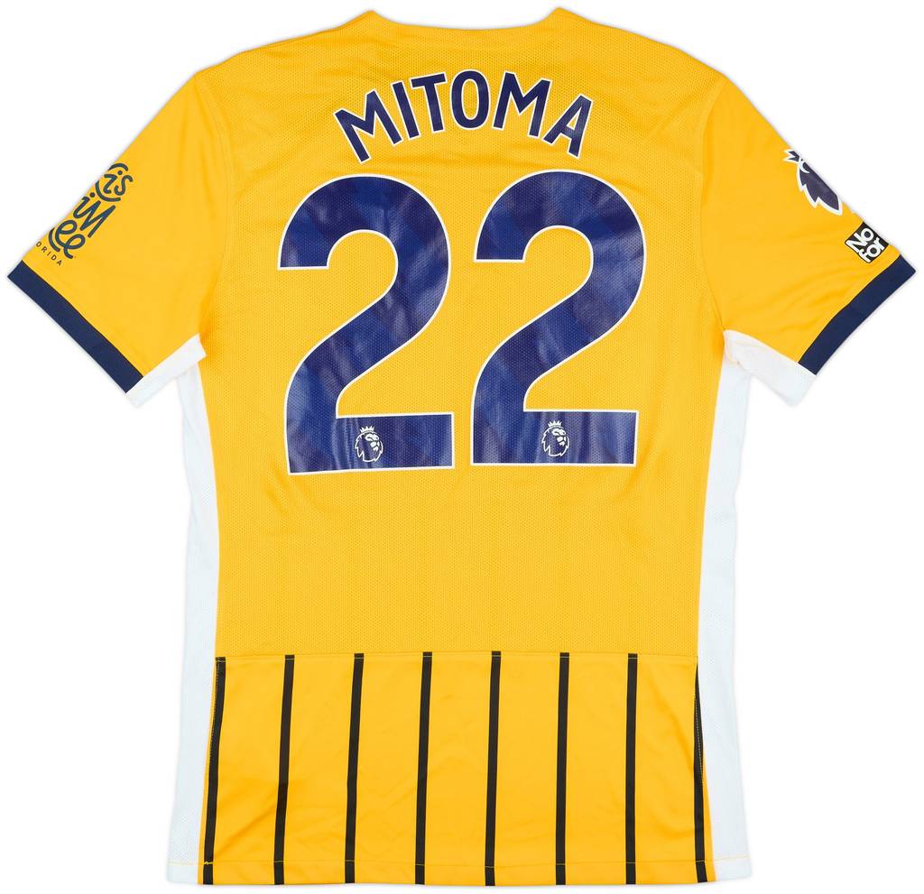 2024-25 Brighton Match Issue Away Shirt Mitoma #22