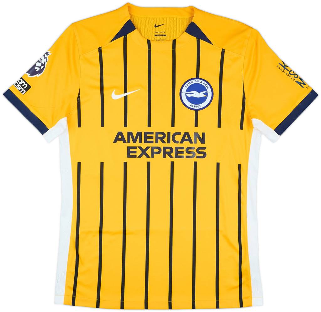 2024-25 Brighton Match Issue Away Shirt Hinshelwood #41