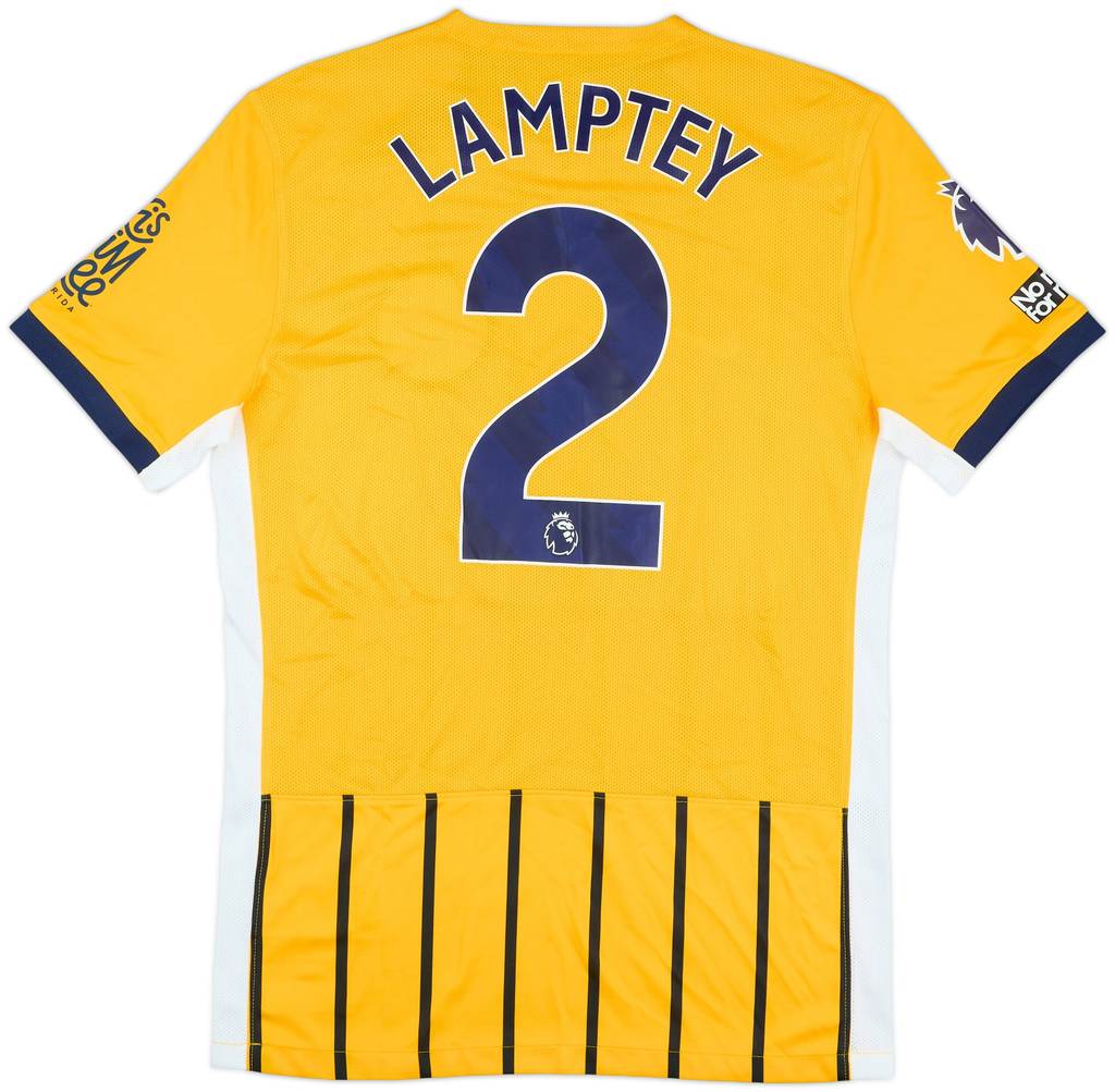 2024-25 Brighton Match Issue Away Shirt Lamptey #2