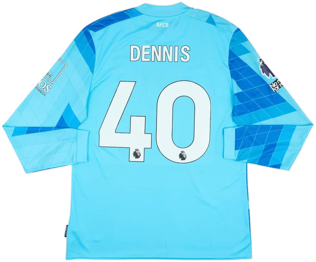 2024-25 Bournemouth Match Issue GK Shirt Dennis #40