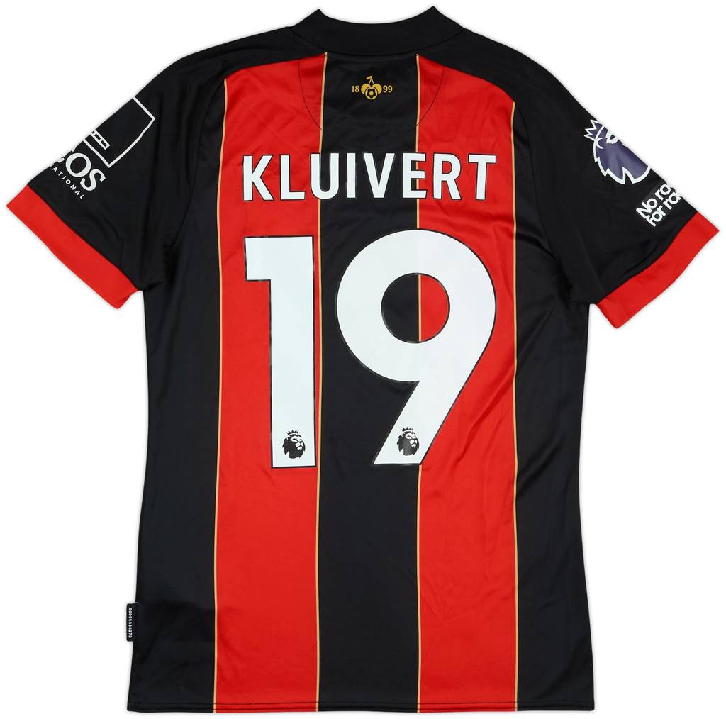 2024-25 Bournemouth Match Issue Home Shirt Kluivert #19