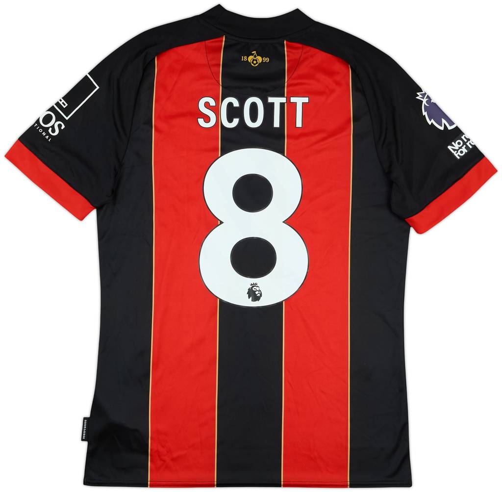2024-25 Bournemouth Match Issue Home Shirt Scott #8