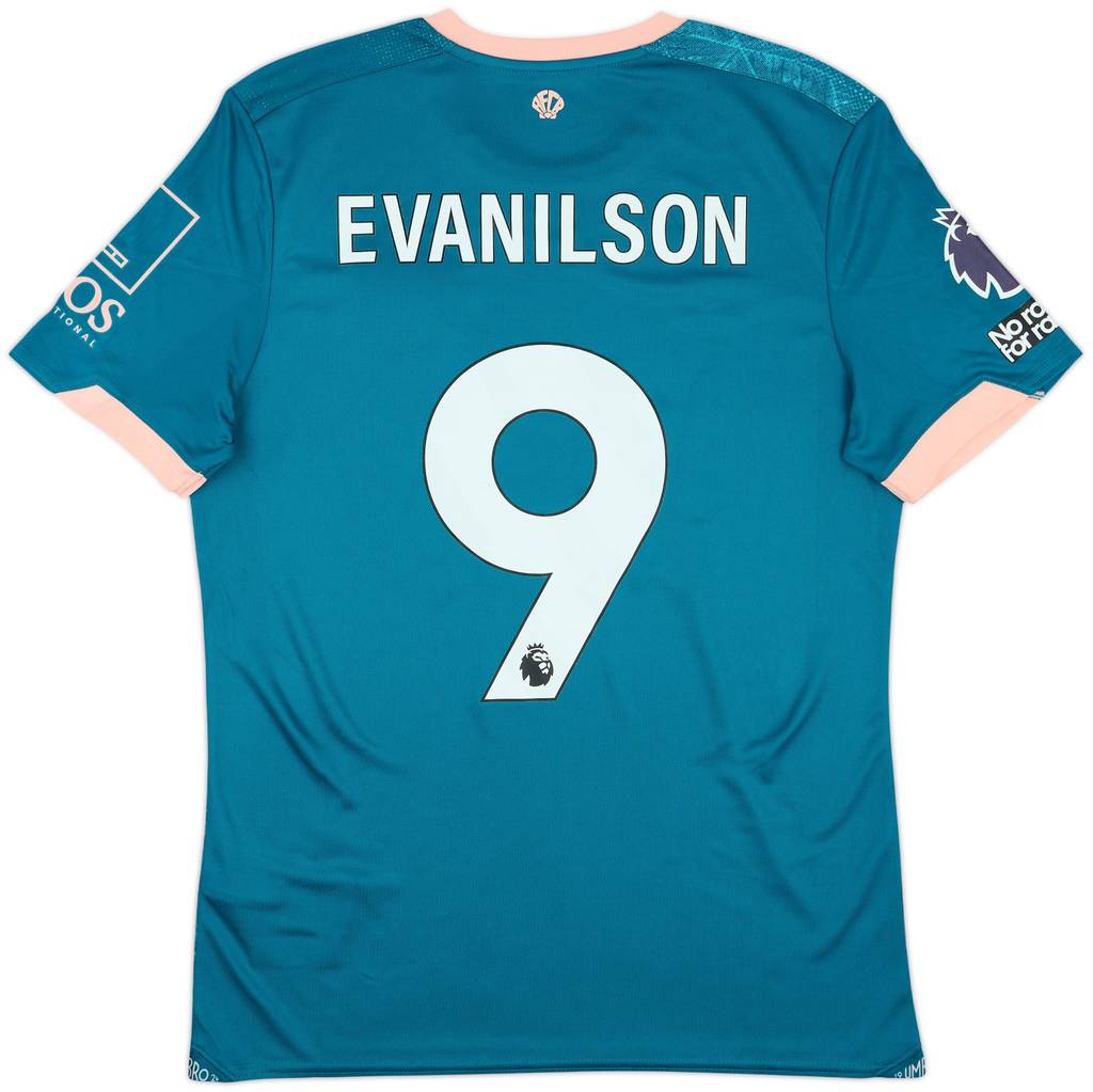 2024-25 Bournemouth Match Issue Third Shirt Evanilson #9