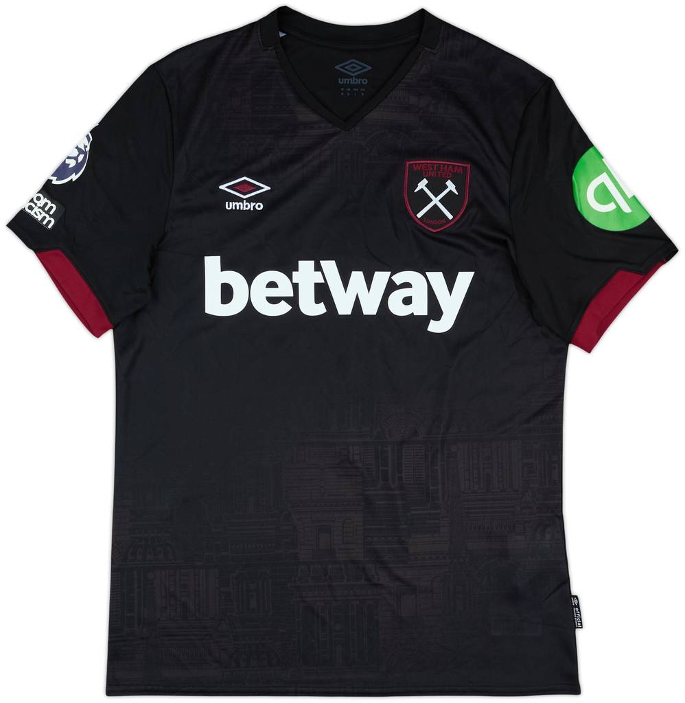 2024-25 West Ham Match Issue Away Shirt Ward-Prowse #8